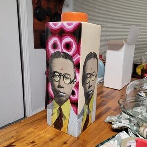 Fabienne Jouvin Art Deco Vase with Emperor Pu Yi